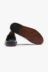 Scarpa classica derby suola in cuoio nera-Dan John