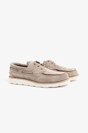 Scarpa da barca taupe-Dan John