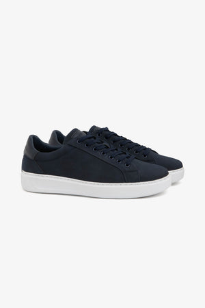 Sneakers scamosciata blu-Dan John