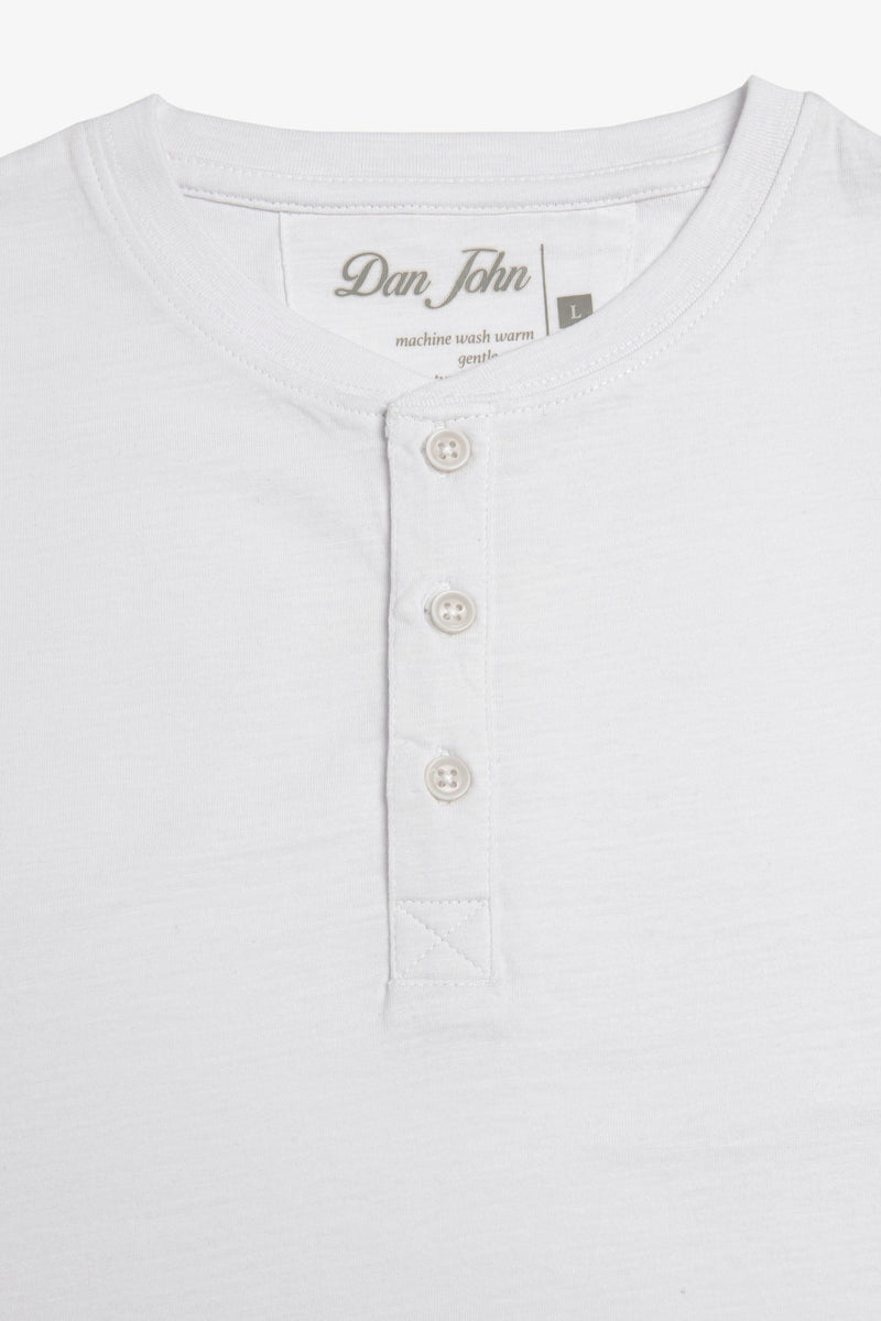 T-shirt chester effetto fiammato bianco-Dan John