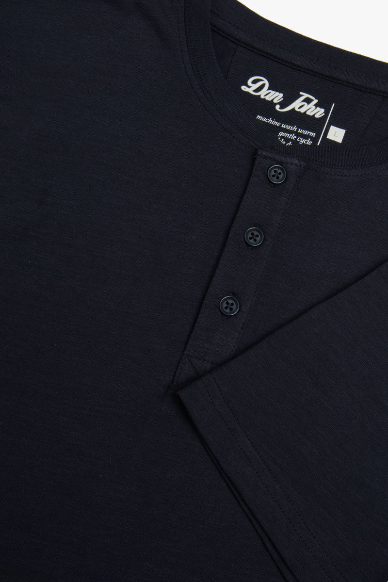 T-shirt chester effetto fiammato blu-Dan John