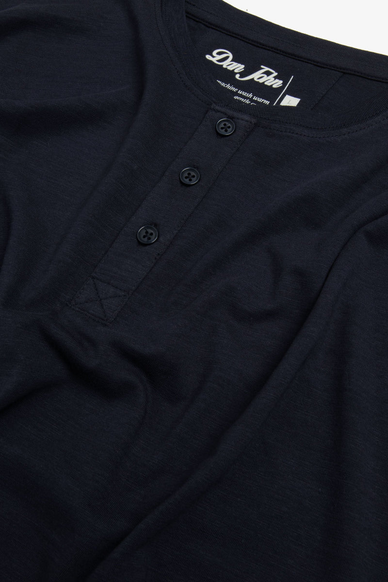 T-shirt chester effetto fiammato blu-Dan John