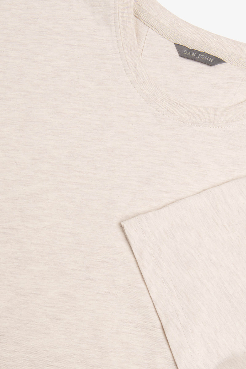 T-shirt girocollo con taschino fantasia corda-Dan John