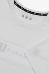 T-shirt inserto rete con logo bianca DNJ-Dan John