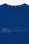 T-shirt inserto rete con logo royal DNJ-Dan John