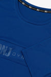 T-shirt inserto rete con logo royal DNJ-Dan John