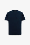 T-shirt piquet di cotone denim-Dan John