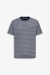 T-shirt rigata blu-Dan John