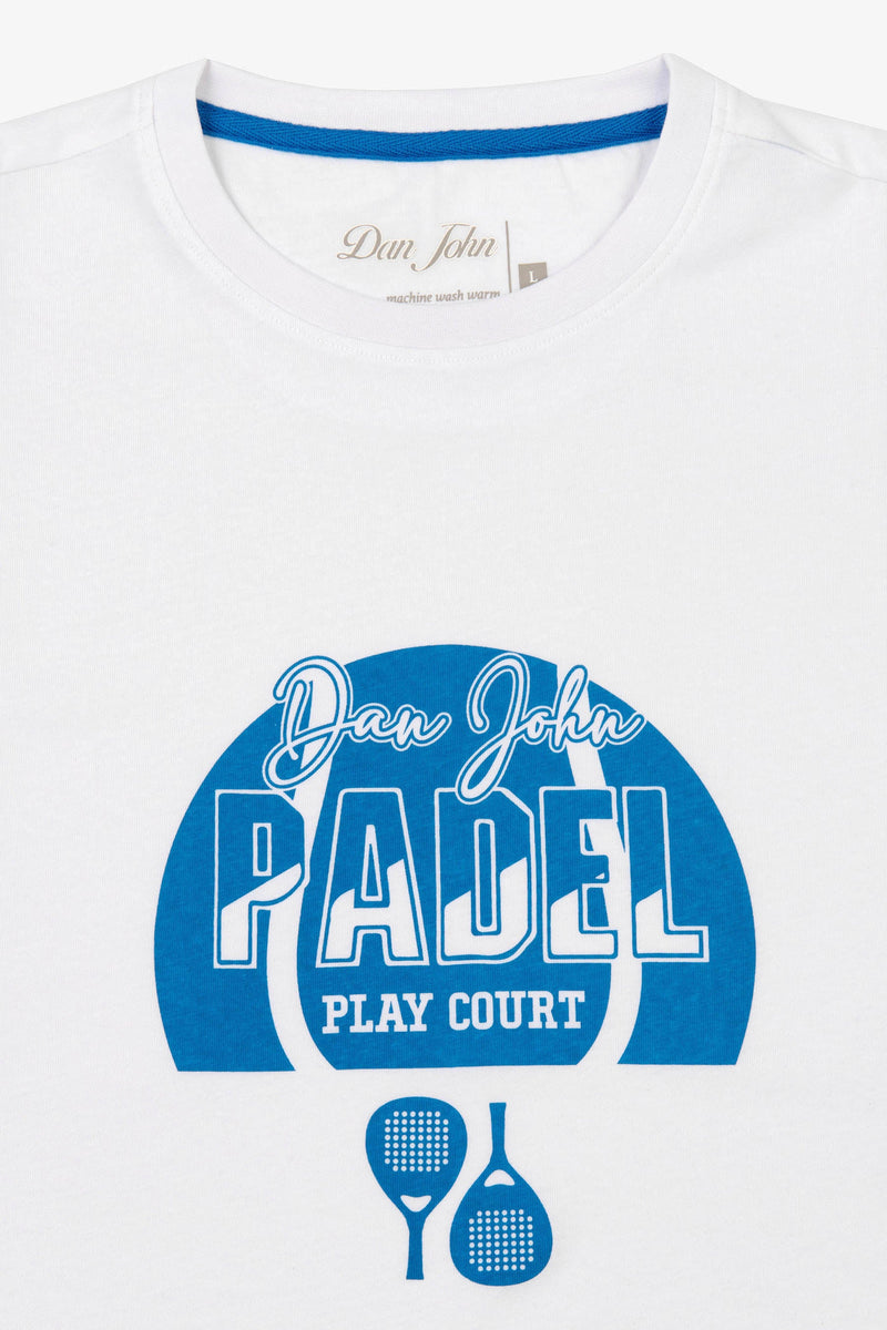 T-shirt stampa padel-Dan John