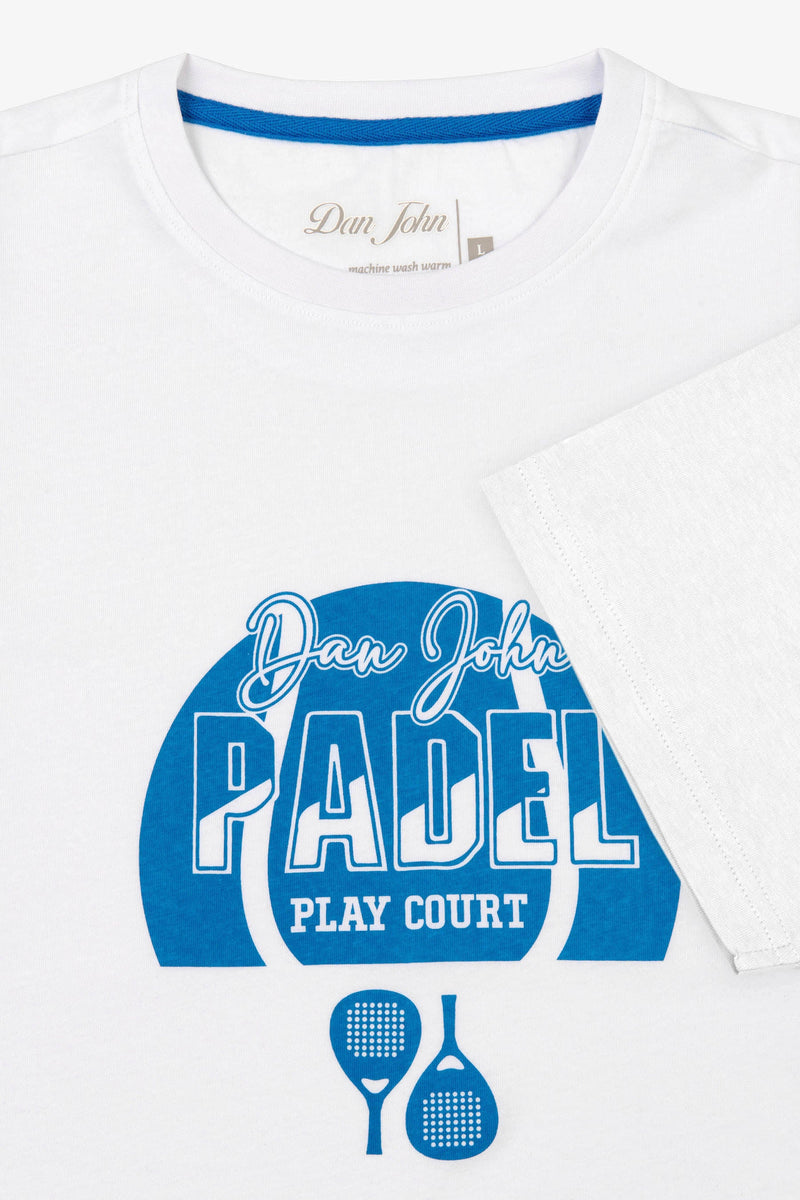 T-shirt stampa padel-Dan John