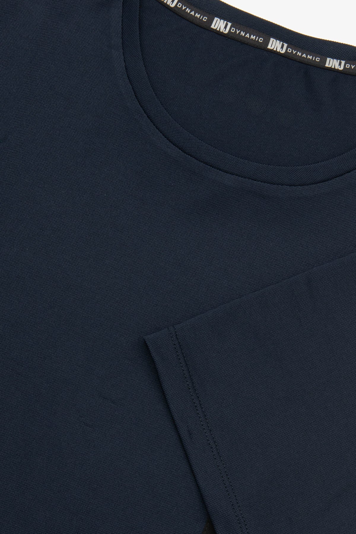 T-shirt tecnica con taschino DNJ blu-Dan John