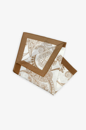 Bandana disegno astratto tabacco