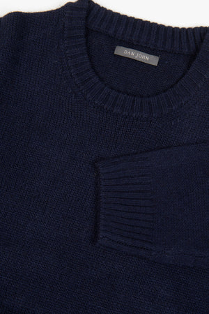 Pull ras-du-cou en lambswool anthracite