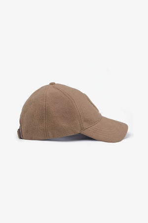 Casquette DNJ en laine bouclée camel