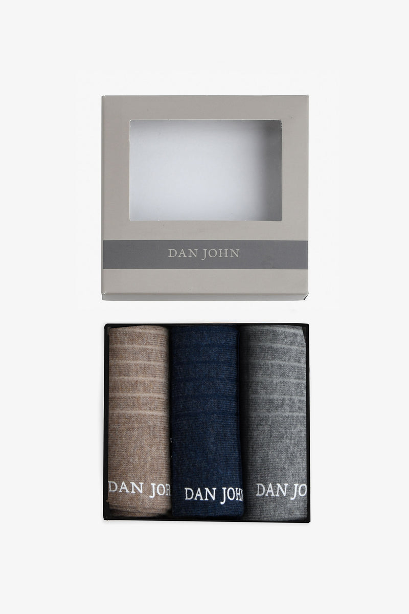 3-pack calzini multi fantasia multicolor-Dan John