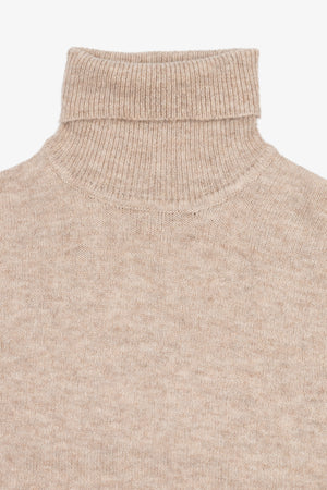 Maglia dolcevita lambswool corda