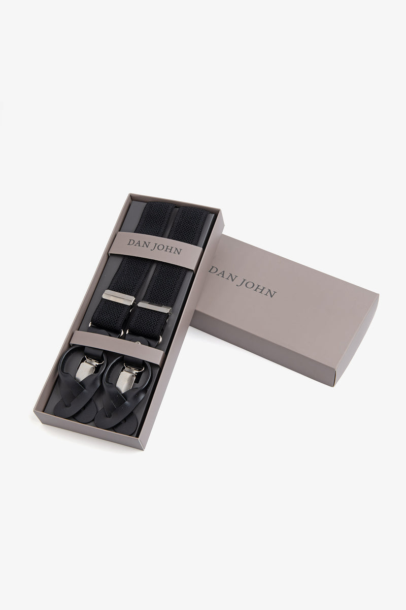 Bretelle chevron nero-Dan John