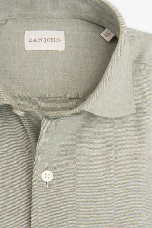 Camicia effetto flanella verde