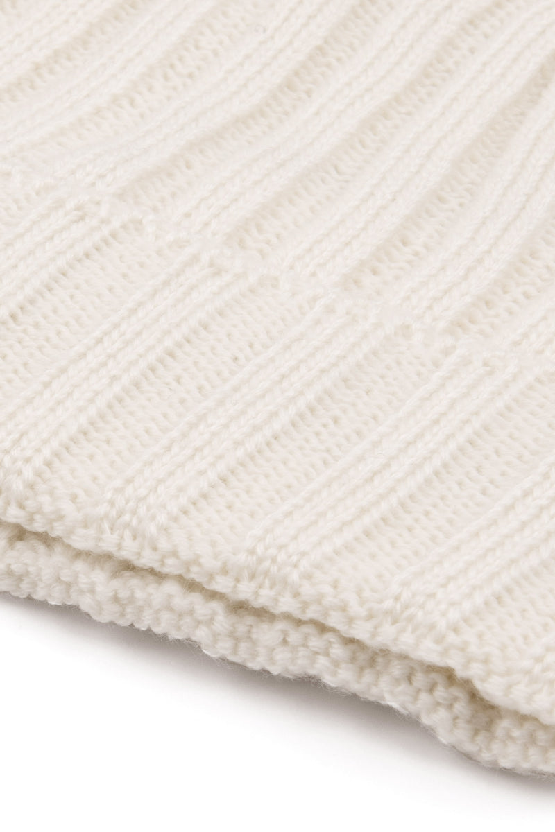 Cappello beanie costa inglese panna