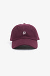 Casquette à visière avec logo bordeaux Kids