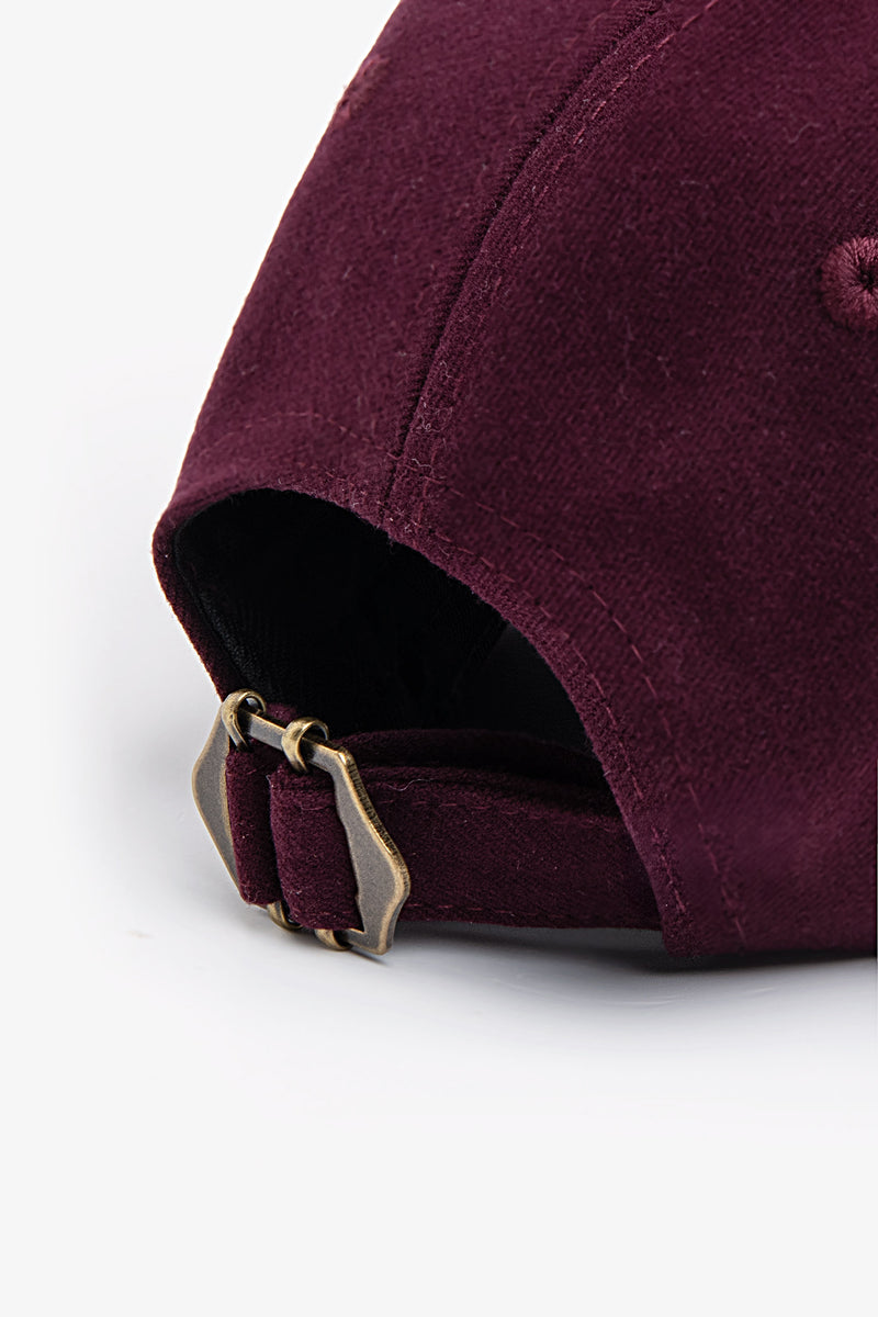 Casquette à visière avec logo bordeaux Kids