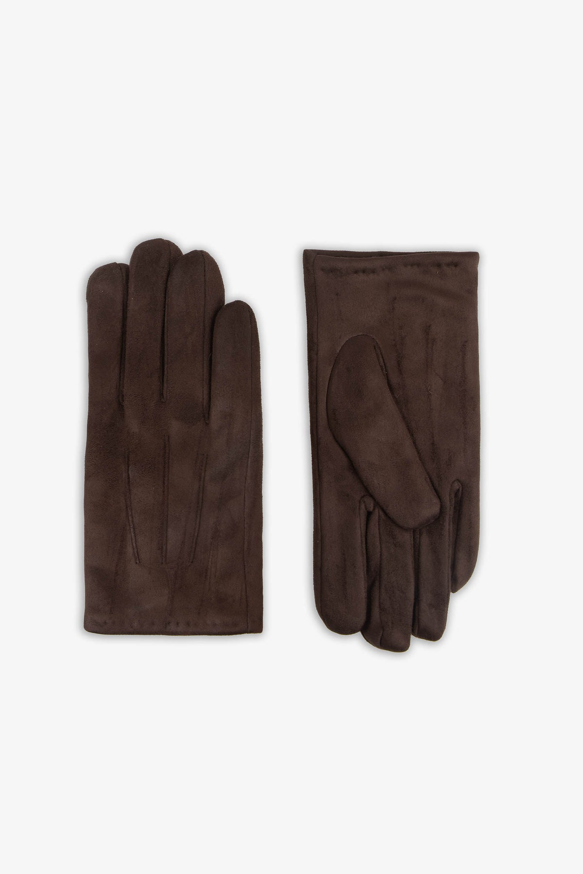 Guanti ecosuede moro
