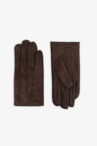 Guanti ecosuede moro
