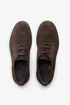 Scarpe derby suede moro