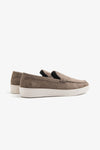 Mocassino ecosuede tortora