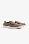 Mocassino ecosuede tortora
