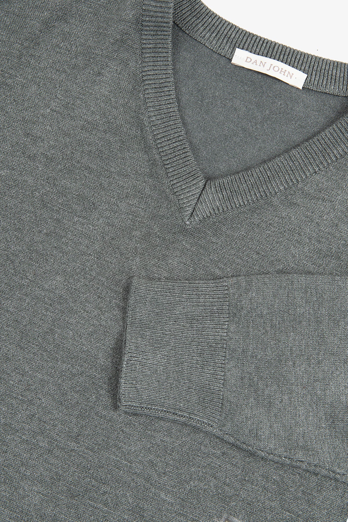 Maglia scollo a V verde