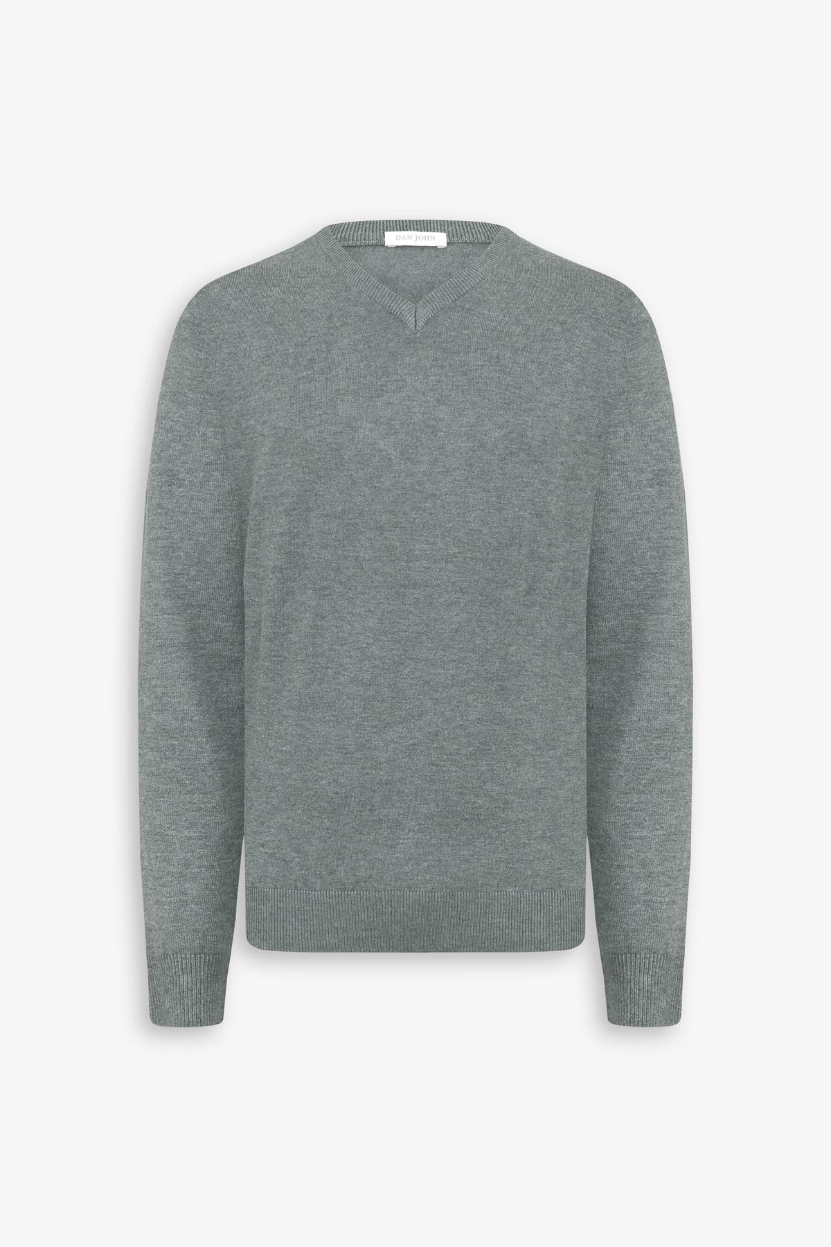 Maglia scollo a V verde