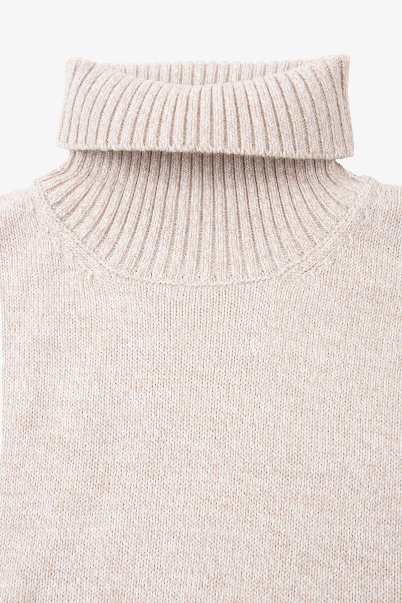 Maglia dolcevita mouline' corda