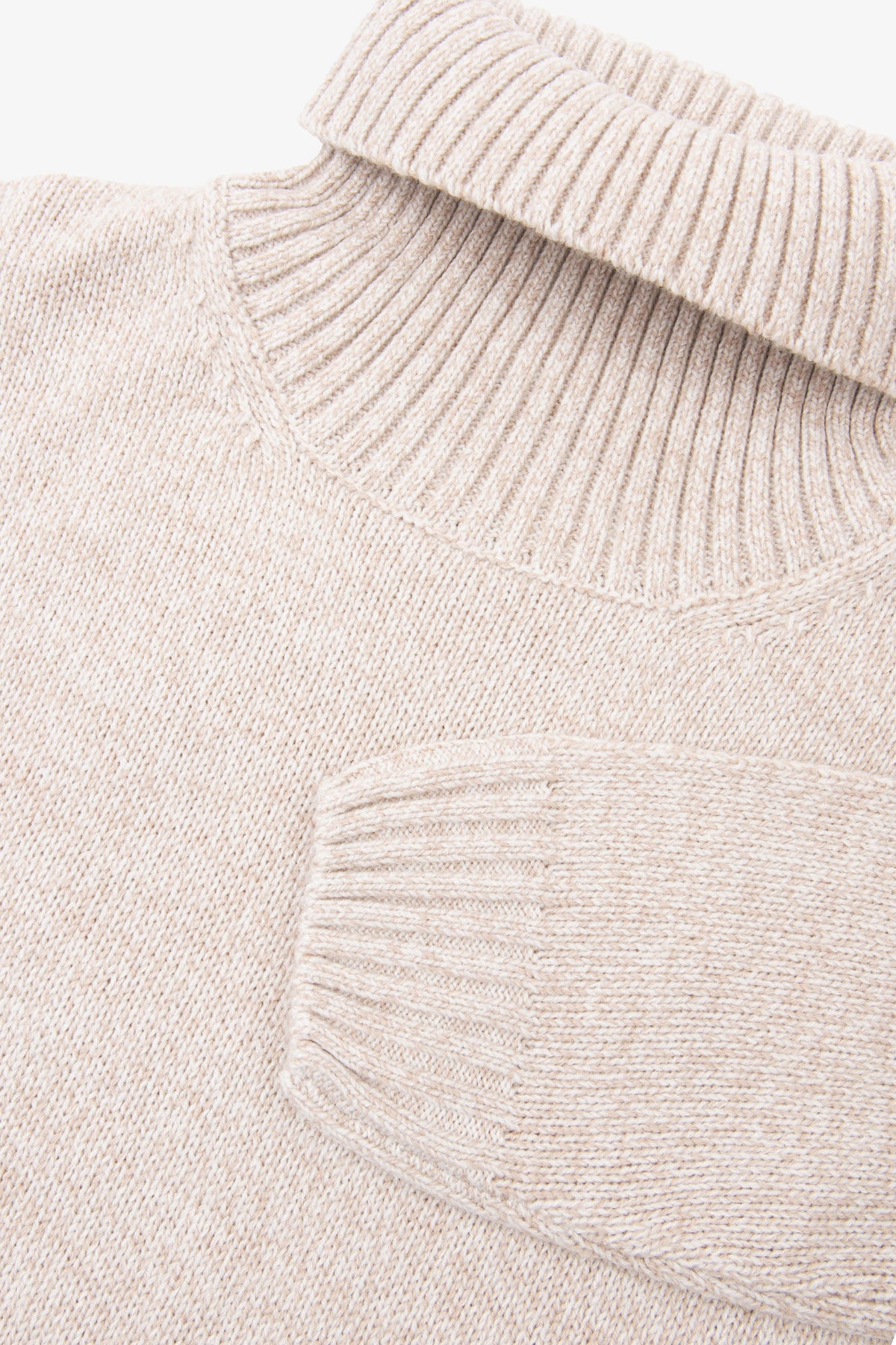 Maglia dolcevita mouline' corda