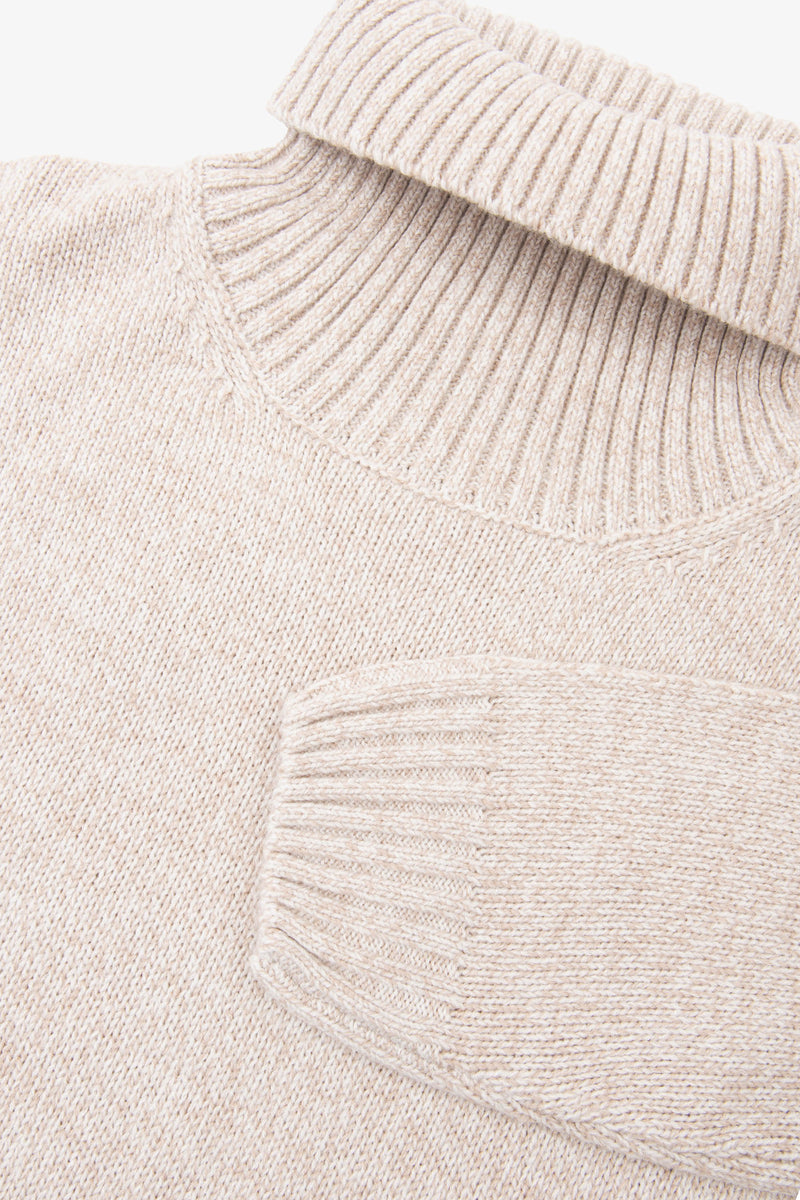 Maglia dolcevita mouline' corda