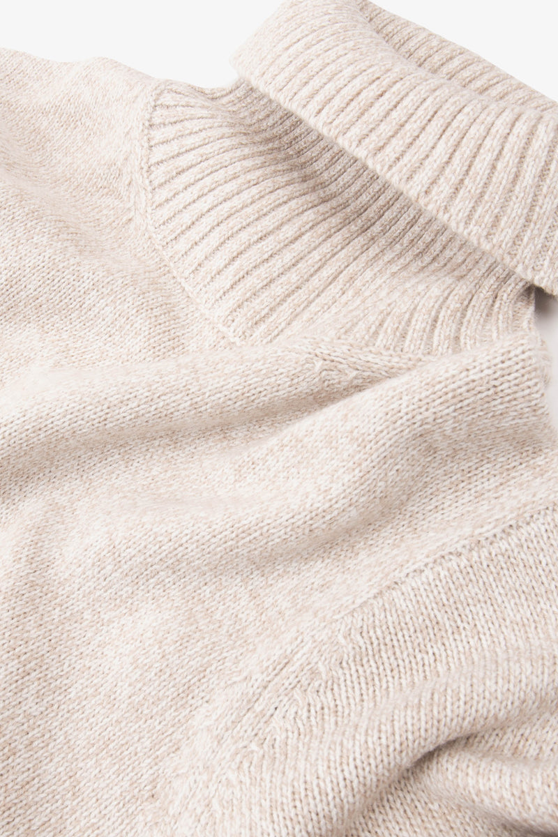 Maglia dolcevita mouline' corda