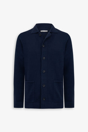 Avion blue knit blazer
