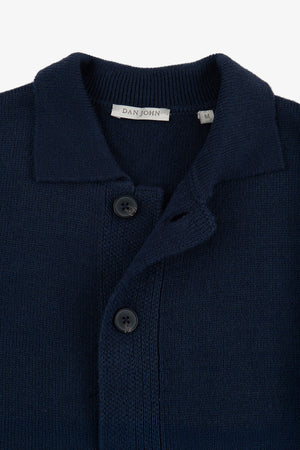 Avion blue knit blazer