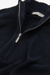 Maglia half zip blu