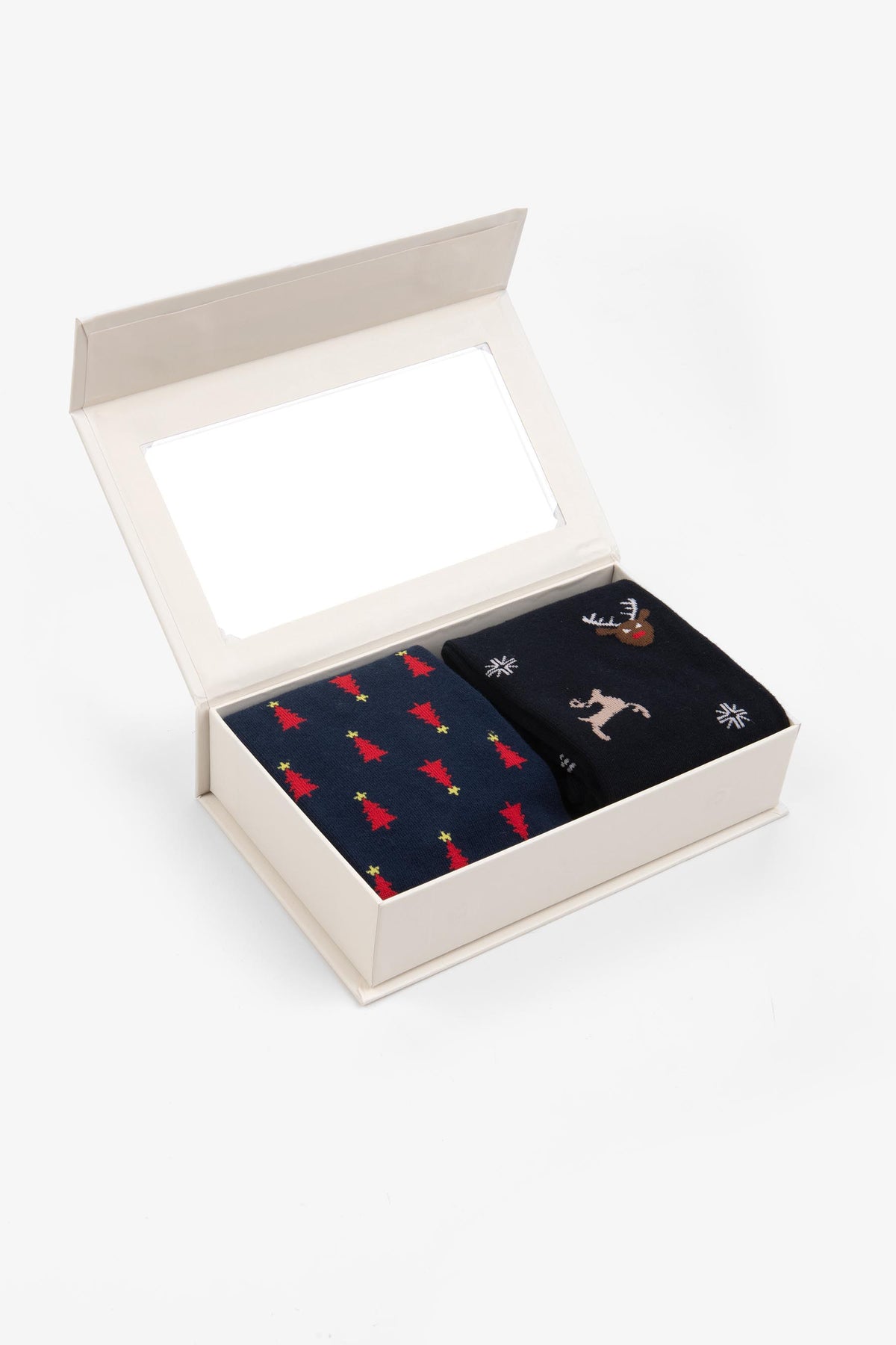 2-pack calza lunga fantasia blu