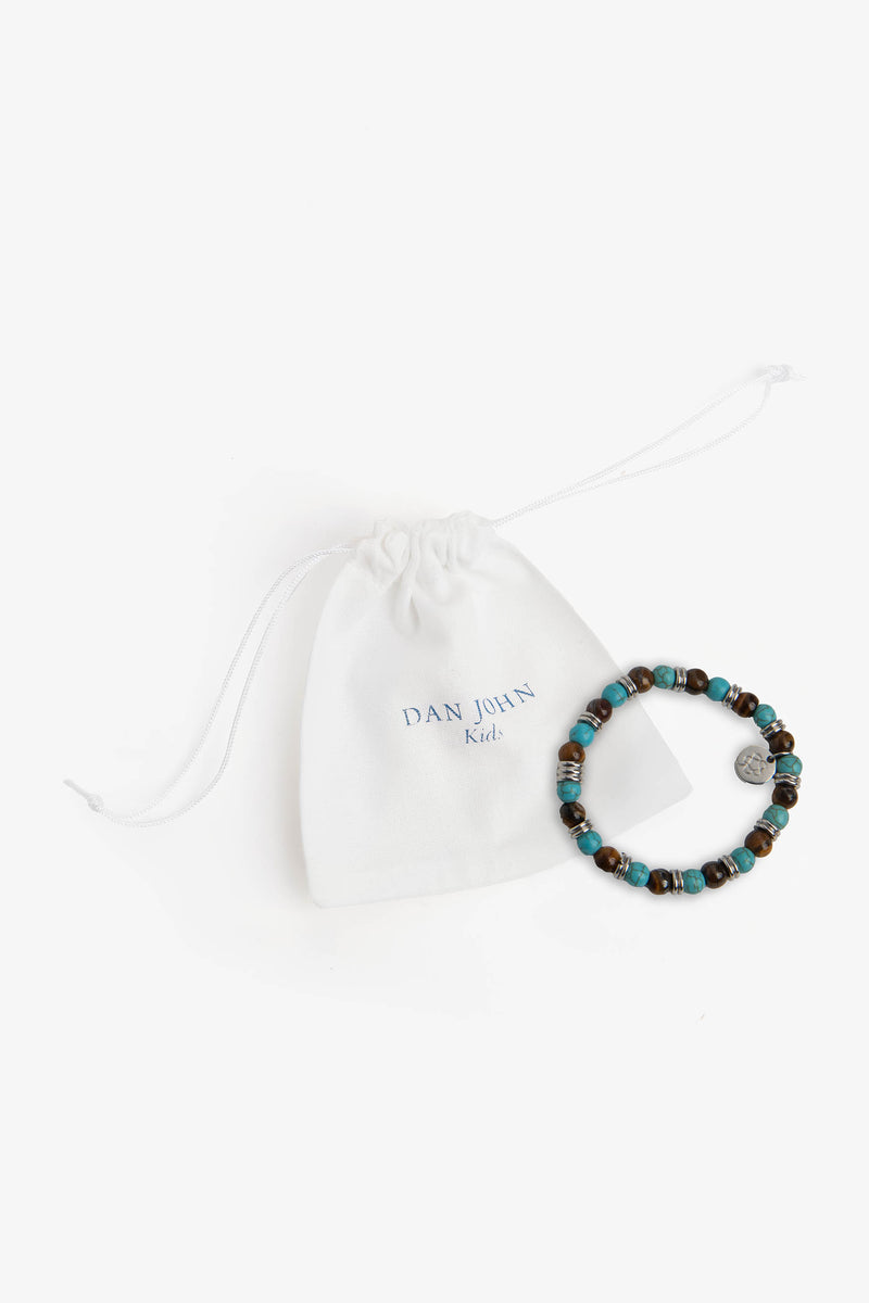 Pulsera con piedras turquesas Kids