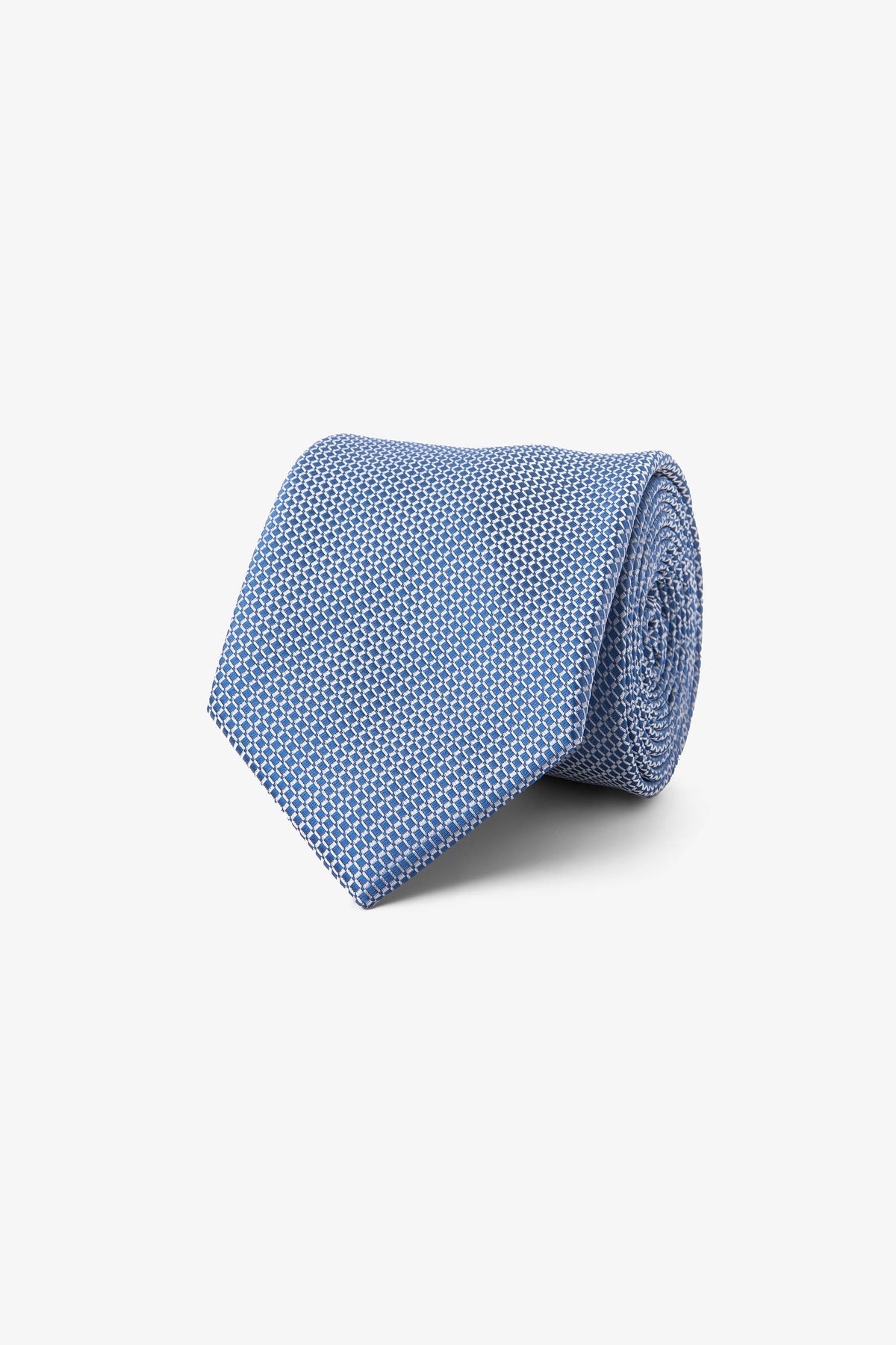 Cravatta micro fantasia royal