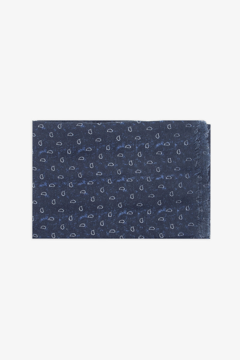 Pashmina disegno micro cashmere avion