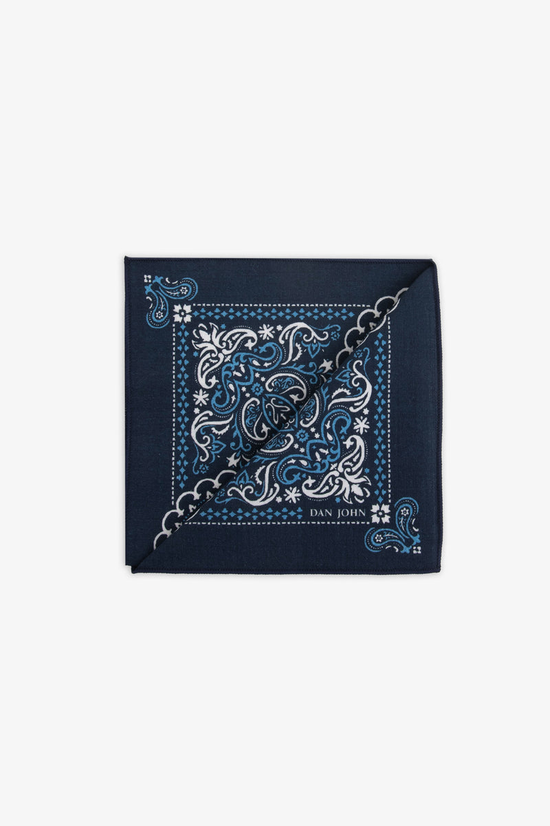 Pochette disegno cashmere avion